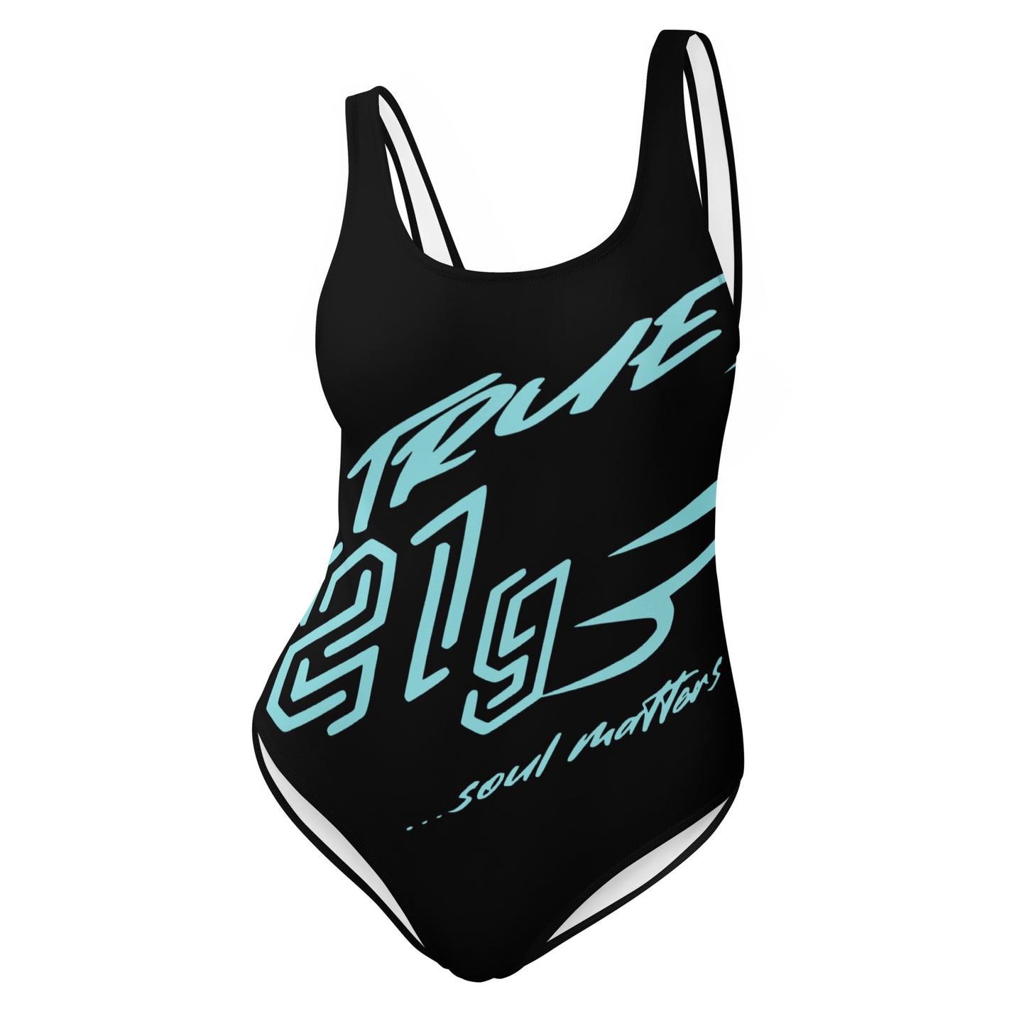 TRUE21G SWIMSUITE BLACK BLUE LABEL