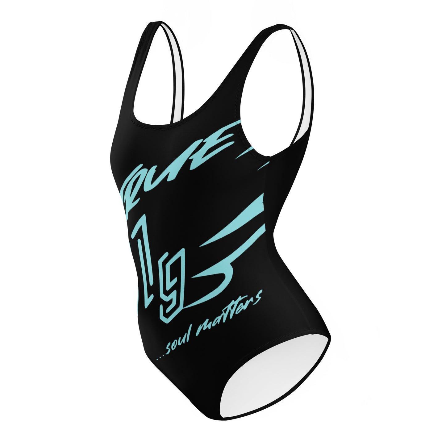 TRUE21G SWIMSUITE BLACK BLUE LABEL