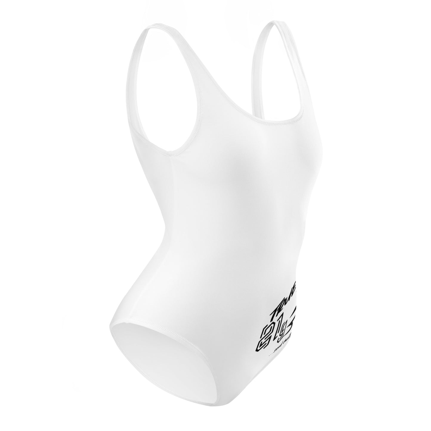 TRUE21G SWIMSUITE WHITE BLACK LABEL