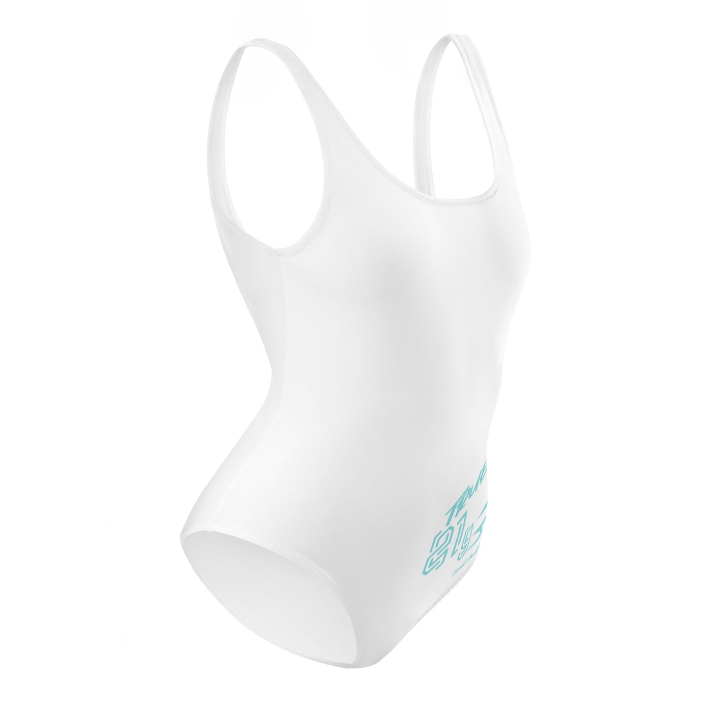 TRUE21G SWIMSUITE WHITE BLUE LABEL