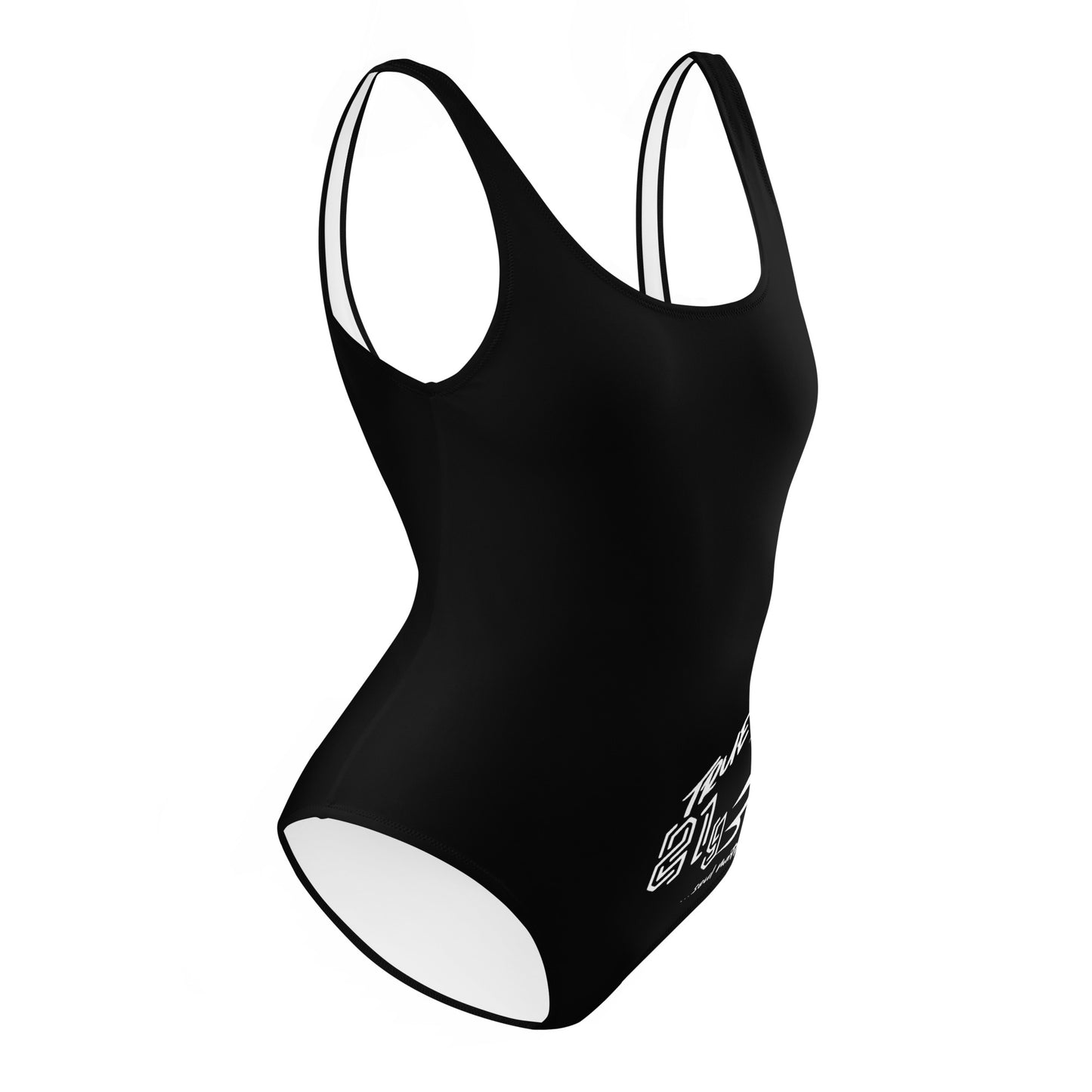 TRUE21G SWIMSUITE BLACK WHITE LABEL