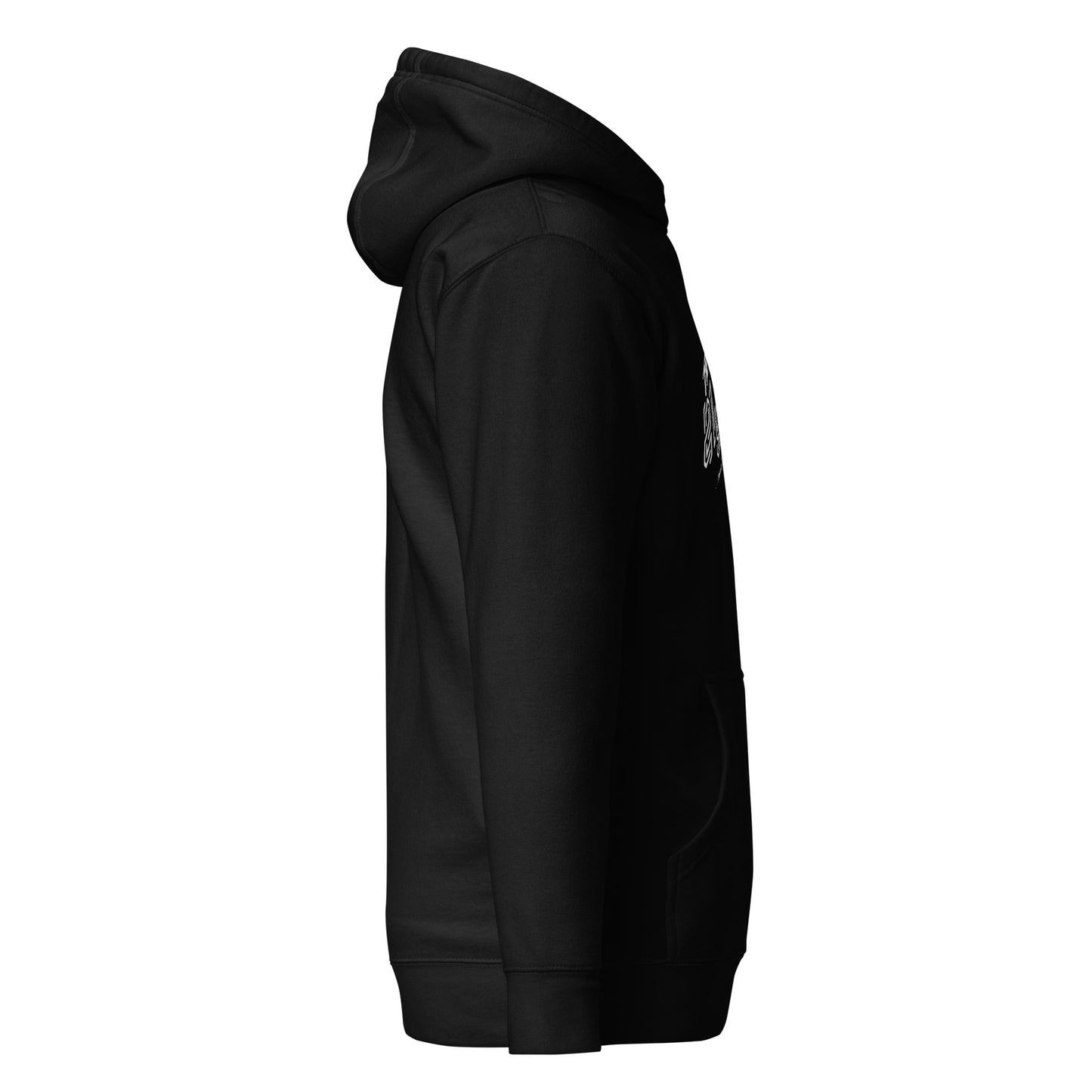 TRUE21G KANGAROO HOODIE WHITE LABEL
