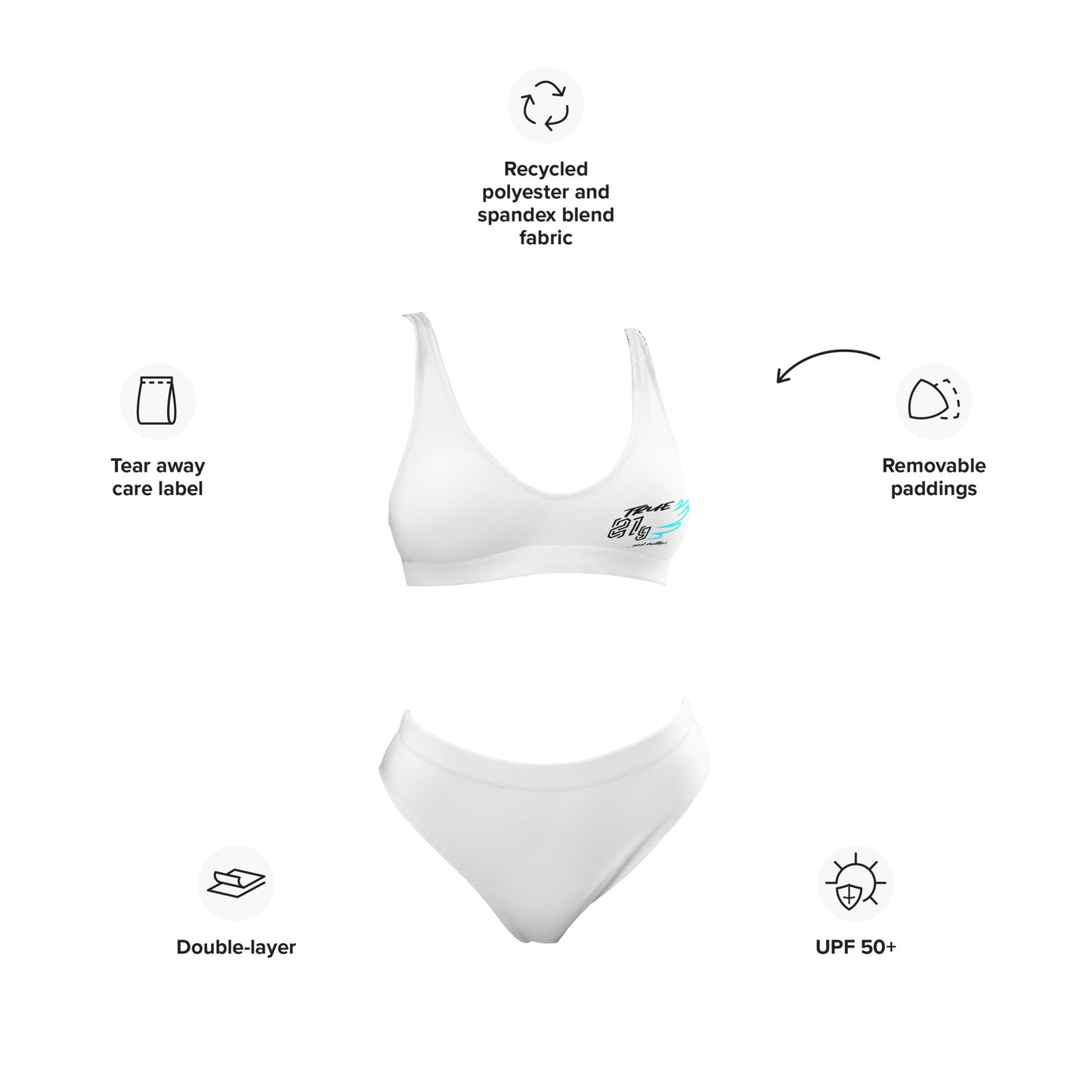 HIGH WAISTED BIKINI ORIGINAL LABEL