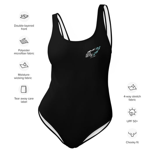 TRUE21G SWIMSUITE BLACK ORIGINAL LABEL