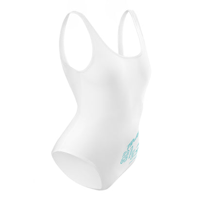 TRUE21G SWIMSUITE WHITE BLUE LABEL