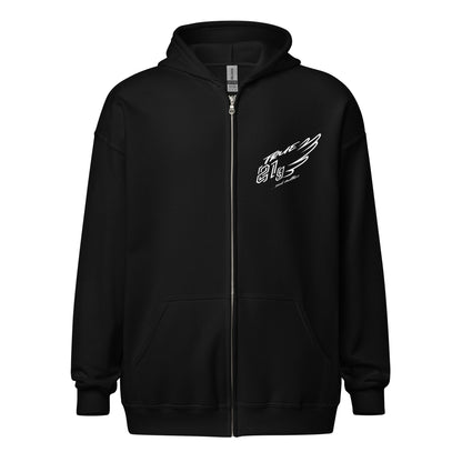 TRUE21G ZIP HOODIE WHITE LABEL