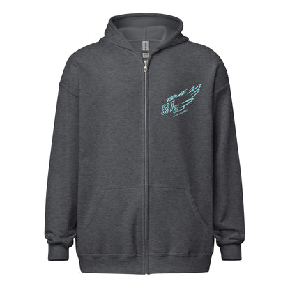 TRUE21G ZIP HOODIE BLUE LABEL