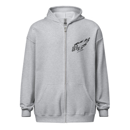 TRUE21G ZIP HOODIE BLACK LABEL