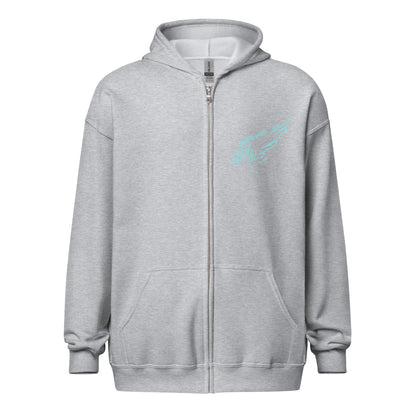 TRUE21G ZIP HOODIE BLUE LABEL