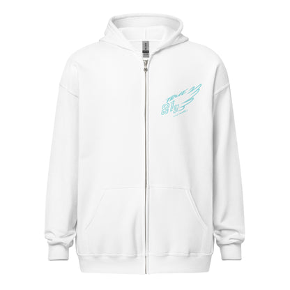 TRUE21G ZIP HOODIE BLUE LABEL
