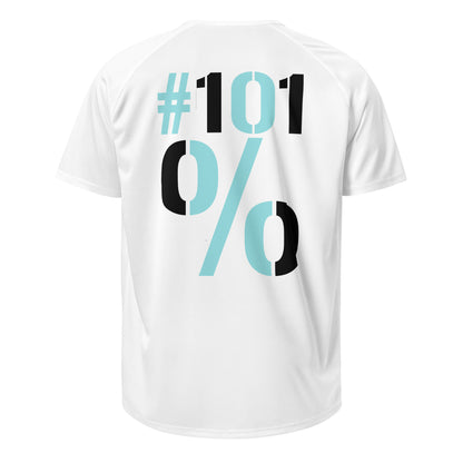 GYM JERSEY #101% WHITE