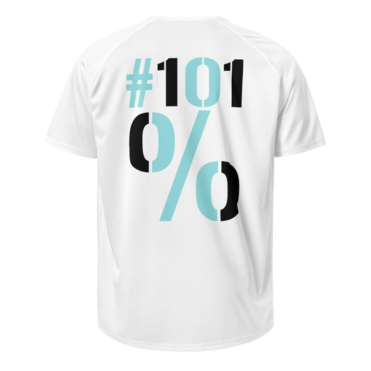 GYM JERSEY #101% WHITE