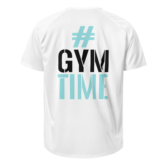 GYM JERSEY #GYMTIME WHITE